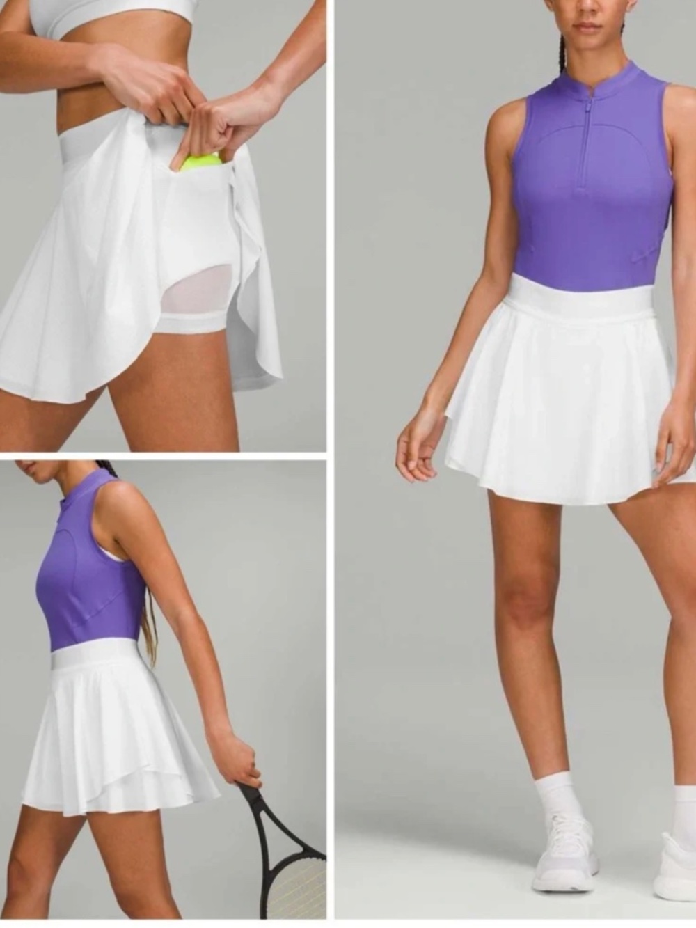 Lululemon Court Rival Perforated High-Rise Skirt - 6 🌟